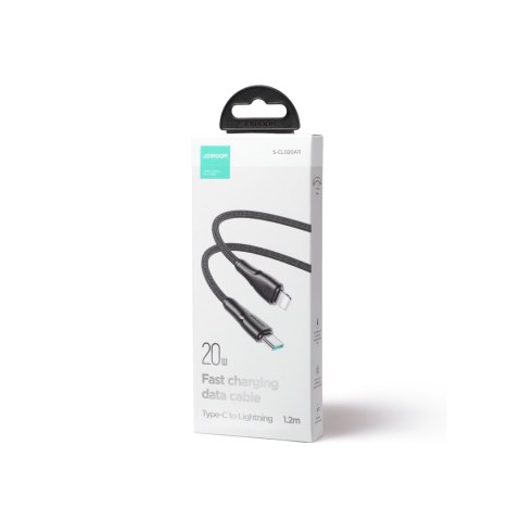 Przewód kabel iPhone Surpass Series USB-C - Lightning 20W 1.2m czarny Przewód kabel iPhone Surpass Series USB-C - Lightning 20W 1.2m czarny