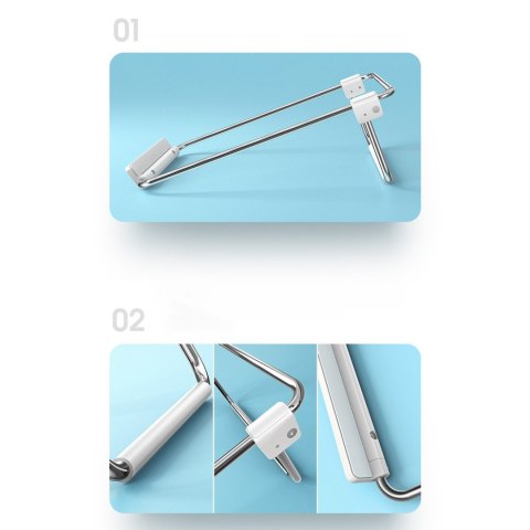 Regulowana podstawka stojak pod laptopa srebrny Regulowana podstawka stojak pod laptopa srebrny