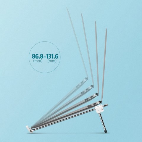 Regulowana podstawka stojak pod laptopa srebrny Regulowana podstawka stojak pod laptopa srebrny