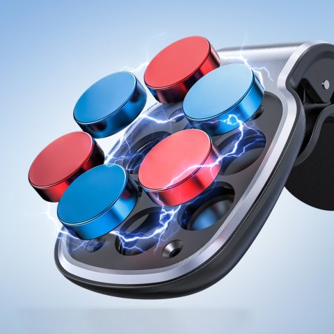 Samochodowy uchwyt magnetyczny do telefonu na kratkę wentylacji szary Samochodowy uchwyt magnetyczny do telefonu na kratkę wentylacji szary