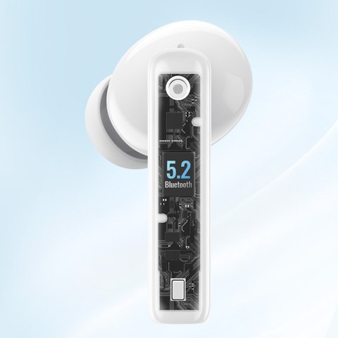 Słuchawki bezprzewodowe Bluetooth TWS ANC WS106 HiTune T3 białe Słuchawki bezprzewodowe Bluetooth TWS ANC WS106 HiTune T3 białe