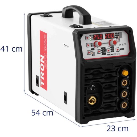 Spawarka migomat z przecinarką plazmową TRON 200 TIG MIG/MAG 200A PLASMA 50A 230V Spawarka migomat z przecinarką plazmową TRON 200 TIG MIG/MAG 200A PLASMA 50A 230V