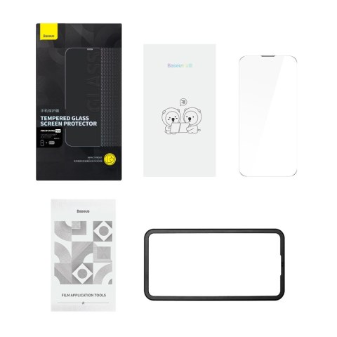 Szkło hartowane do iPhone 14 Pro na cały ekran z osłoną na głośnik 0.3mm Szkło hartowane do iPhone 14 Pro na cały ekran z osłoną na głośnik 0.3mm