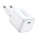 Szybka ładowarka sieciowa GaN 1x USB-C 20W PD Nexode Mini biała Szybka ładowarka sieciowa GaN 1x USB-C 20W PD Nexode Mini biała