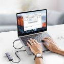 Wytrzymały przedłużacz kabla przewodu USB-C 3.1 10Gb/s 1m szary Wytrzymały przedłużacz kabla przewodu USB-C 3.1 10Gb/s 1m szary