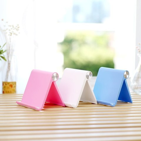 Biurkowy stojak podstawka uchwyt na telefon tablet czarny Biurkowy stojak podstawka uchwyt na telefon tablet czarny