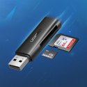 Czytnik kart pamięci SD TF do komputera USB 3.0 czarny Czytnik kart pamięci SD TF do komputera USB 3.0 czarny