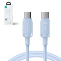Kabel przewód USB-C - USB-C 100W 1.2m niebieski Kabel przewód USB-C - USB-C 100W 1.2m niebieski