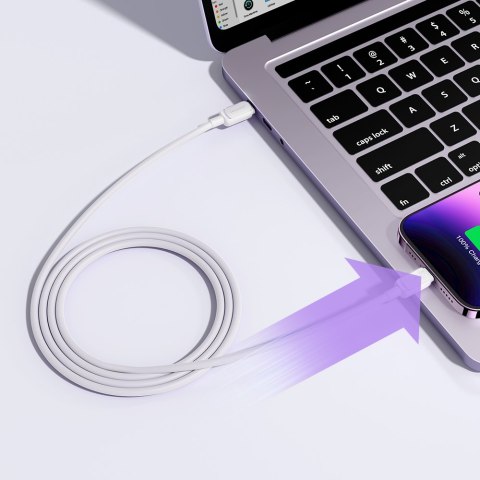 Kabel przewód do iPhone USB-C - Lightning 20W 1.2m biały Kabel przewód do iPhone USB-C - Lightning 20W 1.2m biały