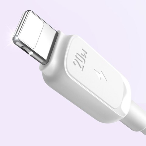 Kabel przewód do iPhone USB-C - Lightning 20W 1.2m biały Kabel przewód do iPhone USB-C - Lightning 20W 1.2m biały