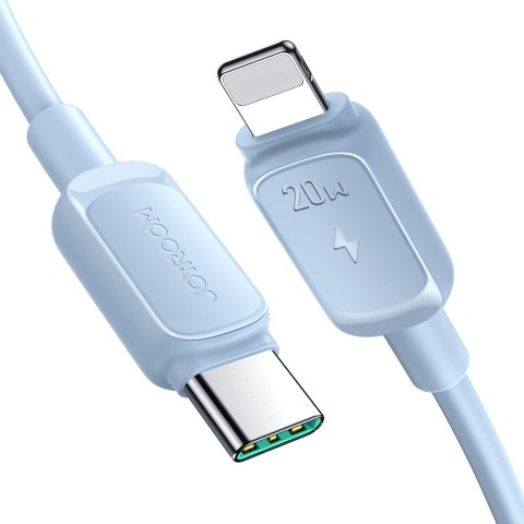 Kabel przewód do iPhone USB-C - Lightning 20W 1.2m niebieski Kabel przewód do iPhone USB-C - Lightning 20W 1.2m niebieski