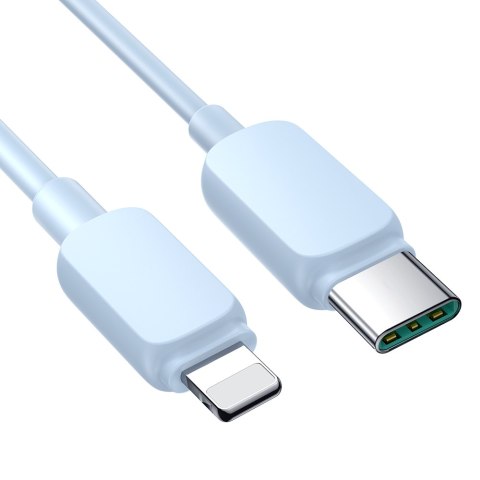 Kabel przewód do iPhone USB-C - Lightning 20W 1.2m niebieski Kabel przewód do iPhone USB-C - Lightning 20W 1.2m niebieski