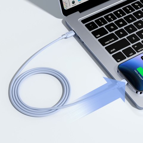 Kabel przewód do iPhone USB-C - Lightning 20W 1.2m niebieski Kabel przewód do iPhone USB-C - Lightning 20W 1.2m niebieski