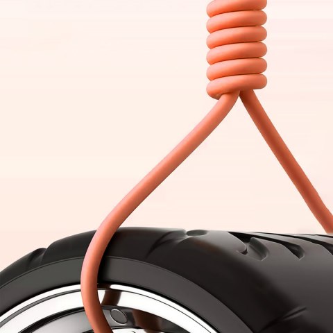 Mocny kabel kątowy do iPhone USB-C - Lightning 30W 1m rotacja 180 pomarańczowy Mocny kabel kątowy do iPhone USB-C - Lightning 30W 1m rotacja 180 pomarańczowy