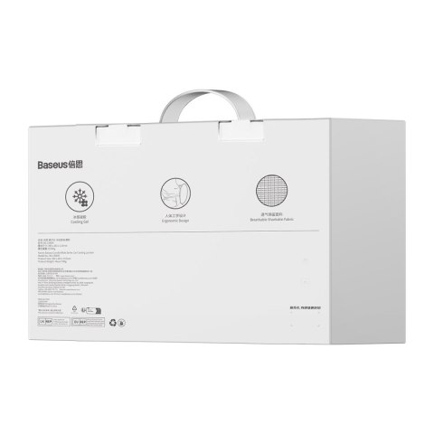 Poduszka lędźwiowa z pamięcią kształtu do samochodu ComfortRide czarna