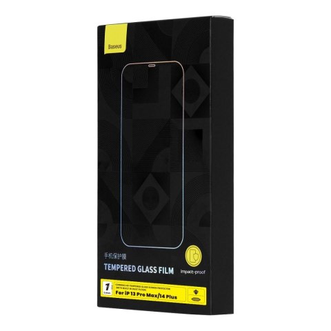 Szkło hartowane do iPhone 14 Plus / 13 Pro Max z osłoną na głośnik 0.4mm ZESTAW Szkło hartowane do iPhone 14 Plus / 13 Pro Max z osłoną na głośnik 0.4mm ZESTAW