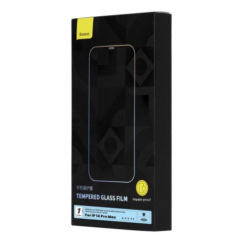 Szkło hartowane do iPhone 14 Pro Max z osłoną na głośnik 0.4mm ZESTAW Szkło hartowane do iPhone 14 Pro Max z osłoną na głośnik 0.4mm ZESTAW