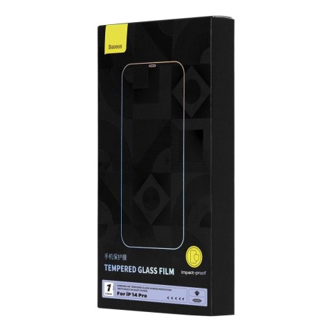 Szkło hartowane do iPhone 14 Pro z osłoną na głośnik 0.4mm ZESTAW Szkło hartowane do iPhone 14 Pro z osłoną na głośnik 0.4mm ZESTAW