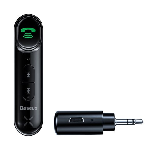 Transmiter samochodowy Bluetooth AUX mini jack 3.5 mm Overseas Edition czarny Transmiter samochodowy Bluetooth AUX mini jack 3.5 mm Overseas Edition czarny
