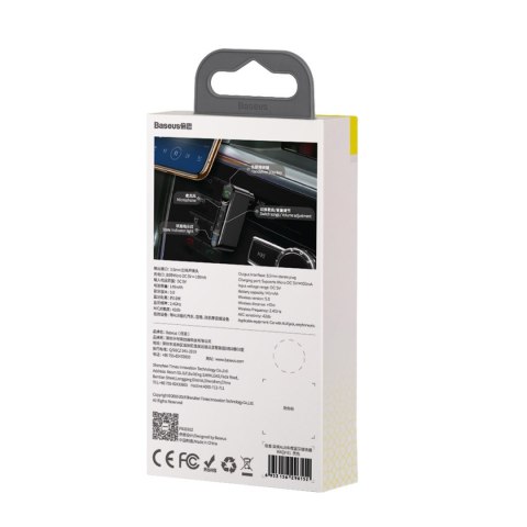 Transmiter samochodowy Bluetooth AUX mini jack 3.5 mm Overseas Edition czarny Transmiter samochodowy Bluetooth AUX mini jack 3.5 mm Overseas Edition czarny