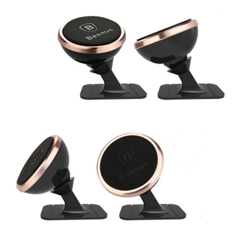 Uchwyt magnetyczny na telefon do samochodu na kokpit Overseas Edition srebrny Uchwyt magnetyczny na telefon do samochodu na kokpit Overseas Edition srebrny