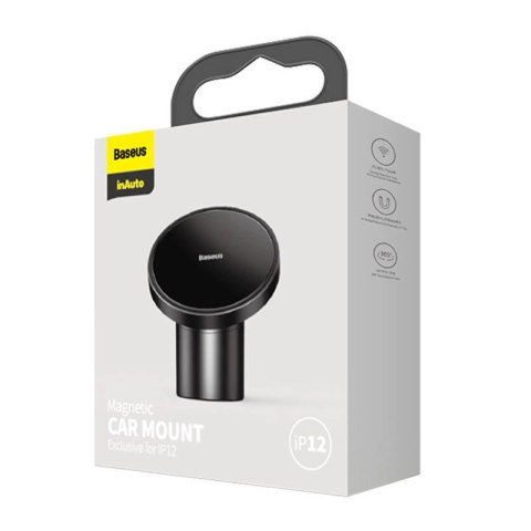 Uchwyt samochodowy magnetyczny na telefon na kokpit lub kratkę wentylacyjną czarny Uchwyt samochodowy magnetyczny na telefon na kokpit lub kratkę wentylacyjną czarny