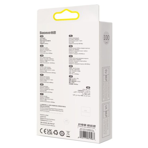 Wytrzymały elastyczny kabel do szybkiego ładowania USB-A - USB-C 100W 1m czarny Wytrzymały elastyczny kabel do szybkiego ładowania USB-A - USB-C 100W 1m czarny