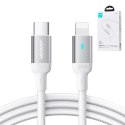 Wytrzymały kabel do iPhone A10 Series w oplocie USB-C - Lightning 20W 2m biały Wytrzymały kabel do iPhone A10 Series w oplocie USB-C - Lightning 20W 2m biały