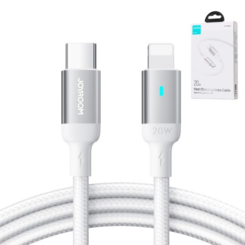Wytrzymały kabel do iPhone A10 Series w oplocie USB-C - Lightning 20W 2m biały Wytrzymały kabel do iPhone A10 Series w oplocie USB-C - Lightning 20W 2m biały
