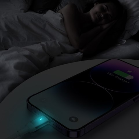 Wytrzymały kabel do iPhone A10 Series w oplocie USB-C - Lightning 20W 2m biały Wytrzymały kabel do iPhone A10 Series w oplocie USB-C - Lightning 20W 2m biały