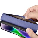 2w1 etui skórzany pokrowiec z klapką iPhone 14 Plus Anti-RFID Wallet Case jasnofioletowy 2w1 etui skórzany pokrowiec z klapką iPhone 14 Plus Anti-RFID Wallet Case jasnofioletowy