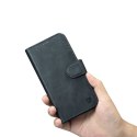 2w1 etui skórzany pokrowiec z klapką iPhone 14 Pro Anti-RFID Oil Wax Wallet Case niebieski 2w1 etui skórzany pokrowiec z klapką iPhone 14 Pro Anti-RFID Oil Wax Wallet Case niebieski