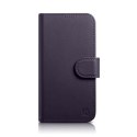 2w1 etui skórzany pokrowiec z klapką iPhone 14 Pro Anti-RFID Wallet Case ciemnofioletowy 2w1 etui skórzany pokrowiec z klapką iPhone 14 Pro Anti-RFID Wallet Case ciemnofioletowy