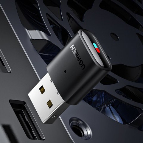 Adapter transmiter Bluetooth do słuchawek Playstation Nintendo Switch czarny Adapter transmiter Bluetooth do słuchawek Playstation Nintendo Switch czarny