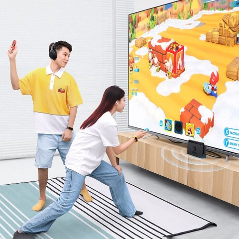 Adapter transmiter Bluetooth do słuchawek Playstation Nintendo Switch czarny Adapter transmiter Bluetooth do słuchawek Playstation Nintendo Switch czarny