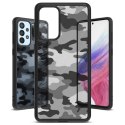 Etui pokrowiec z żelową ramką Galaxy A73 Fusion Matte czarny Etui pokrowiec z żelową ramką Galaxy A73 Fusion Matte czarny