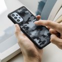 Etui pokrowiec z żelową ramką Galaxy A73 Fusion Matte czarny Etui pokrowiec z żelową ramką Galaxy A73 Fusion Matte czarny