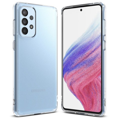 Etui pokrowiec z żelową ramką Galaxy A73 Fusion Matte półprzezroczysty Etui pokrowiec z żelową ramką Galaxy A73 Fusion Matte półprzezroczysty