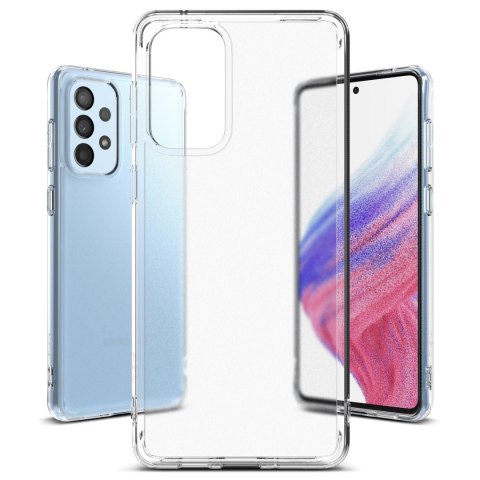 Etui pokrowiec z żelową ramką Galaxy A73 Fusion Matte półprzezroczysty Etui pokrowiec z żelową ramką Galaxy A73 Fusion Matte półprzezroczysty
