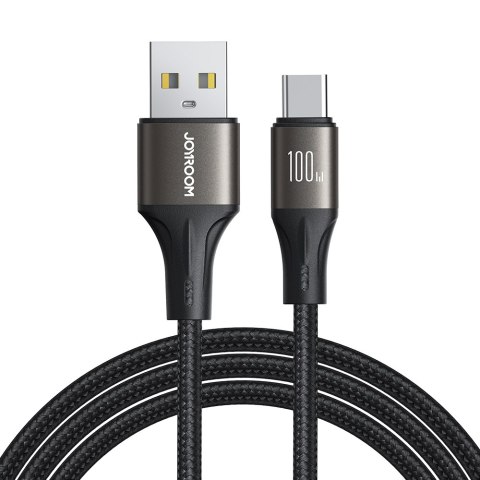 Kabel przewód Light-Speed Series USB-A - USB-C szybki transfer 100W 1.2m czarny Kabel przewód Light-Speed Series USB-A - USB-C szybki transfer 100W 1.2m czarny