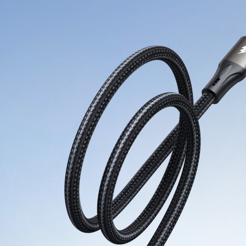 Kabel przewód Light-Speed Series USB-A - USB-C szybki transfer 100W 1.2m czarny Kabel przewód Light-Speed Series USB-A - USB-C szybki transfer 100W 1.2m czarny