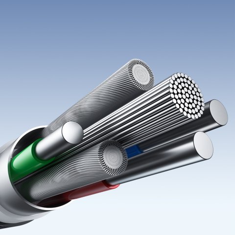 Kabel przewód Light-Speed Series USB-A - USB-C szybki transfer 100W 1.2m czarny Kabel przewód Light-Speed Series USB-A - USB-C szybki transfer 100W 1.2m czarny