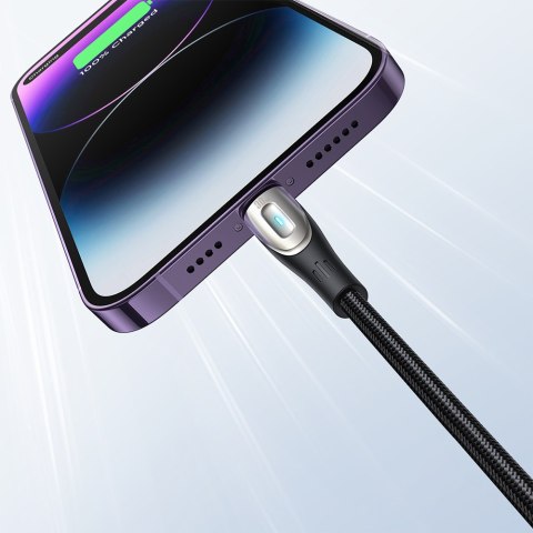 Kabel przewód do iPhone Star-Light Series USB-C - Lightning 30W 1.2m czarny