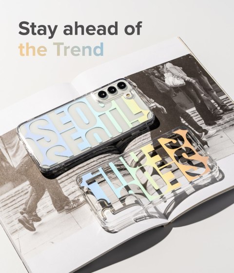 Pancerne etui pokrowiec z żelową ramką Galaxy S22+ Fusion Design Floral przezroczysty Pancerne etui pokrowiec z żelową ramką Galaxy S22+ Fusion Design Floral przezroczysty