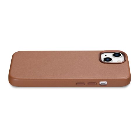 Pokrowiec etui z naturalnej skóry do iPhone 14 Plus MagSafe Case Leather brązowy Pokrowiec etui z naturalnej skóry do iPhone 14 Plus MagSafe Case Leather brązowy