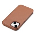 Pokrowiec etui z naturalnej skóry do iPhone 14 Plus MagSafe Case Leather brązowy Pokrowiec etui z naturalnej skóry do iPhone 14 Plus MagSafe Case Leather brązowy