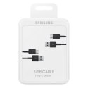 2 x Kabel przewód Samsung USB - USB-C 480Mb/s 5A 1.5m czarny ZESTAW 2szt 2 x Kabel przewód Samsung USB - USB-C 480Mb/s 5A 1.5m czarny ZESTAW 2szt
