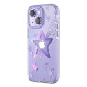 Etui pokrowiec w gwiazdki iPhone 14 Plus Heart Star Series PURPLE STAR Etui pokrowiec w gwiazdki iPhone 14 Plus Heart Star Series PURPLE STAR