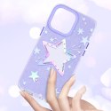 Etui pokrowiec w gwiazdki iPhone 14 Plus Heart Star Series PURPLE STAR Etui pokrowiec w gwiazdki iPhone 14 Plus Heart Star Series PURPLE STAR