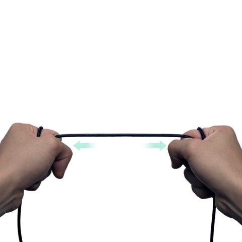 Kabel audio AUX wtyczka prosta minijack 3.5 mm 5m niebieski Kabel audio AUX wtyczka prosta minijack 3.5 mm 5m niebieski